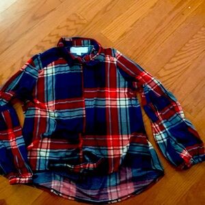 Checker long sleeve shirt